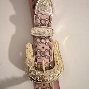 leather studded belt